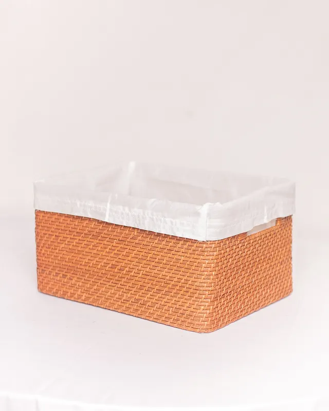 Rattan Organizer with Lining, image 3