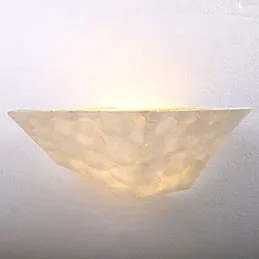  Abstract-shaped Capiz Laminated Wall Lamp, image 4