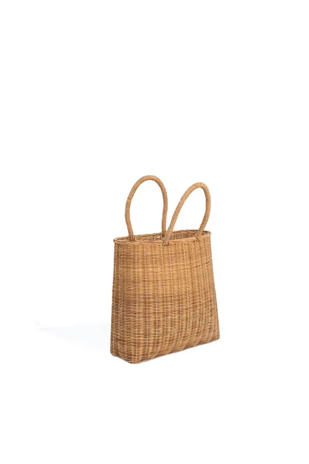 Wicker Tote Bag