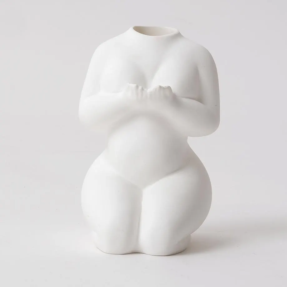 KNEELING YOGA POSE VASE , image 4