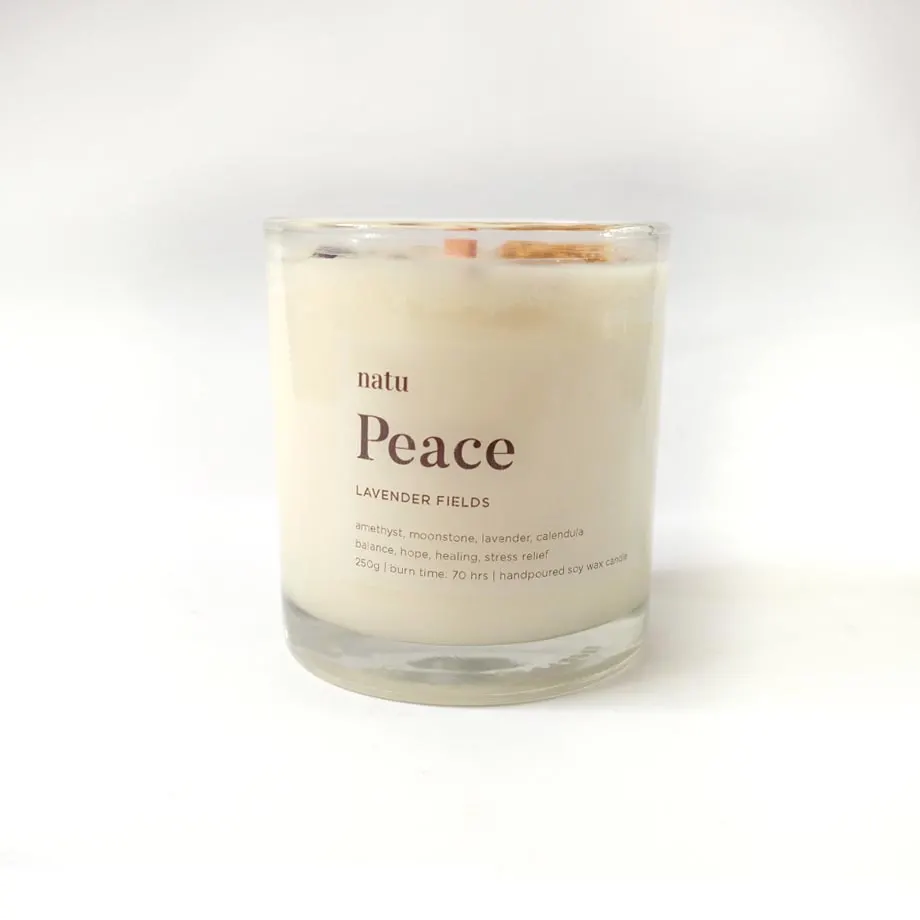 Peace Soy Candle, image 1