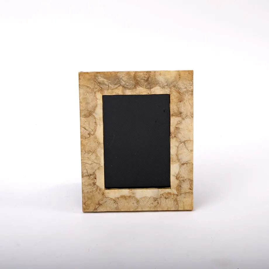 Plain smoked capiz photo frames, image 2