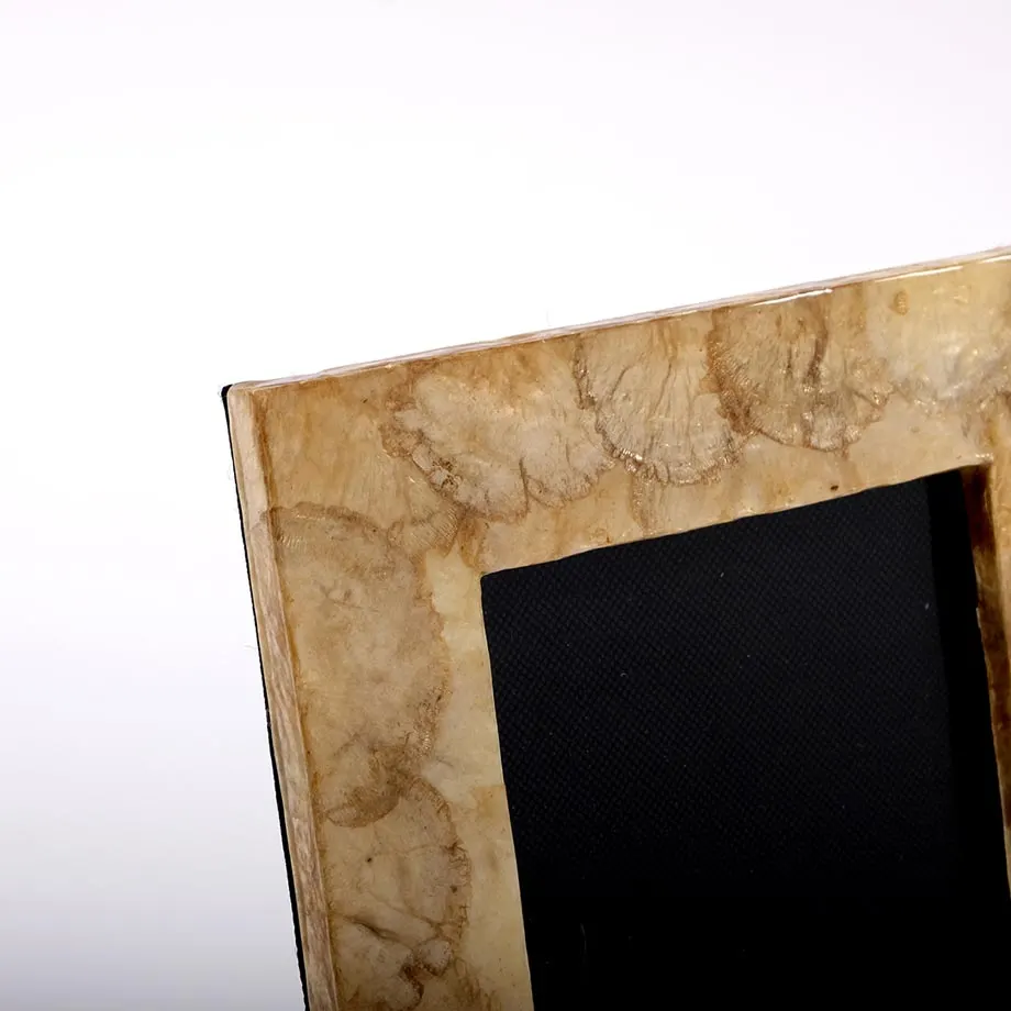 Plain smoked capiz photo frames, image 5