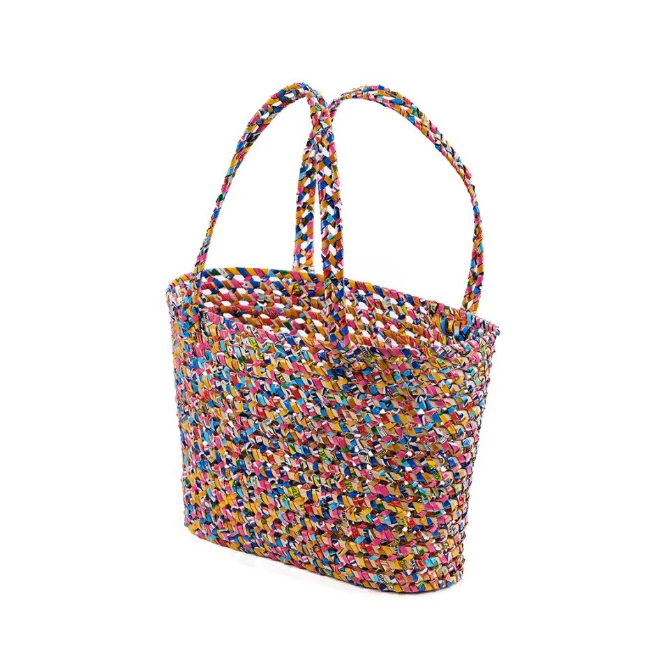 Round rattan bag, image 2