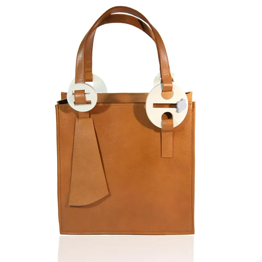 A. EINSTEIN Genuine Leather Handbag, image 1