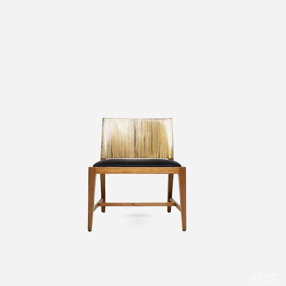 Bamboo Dining Chair (wide), image 1