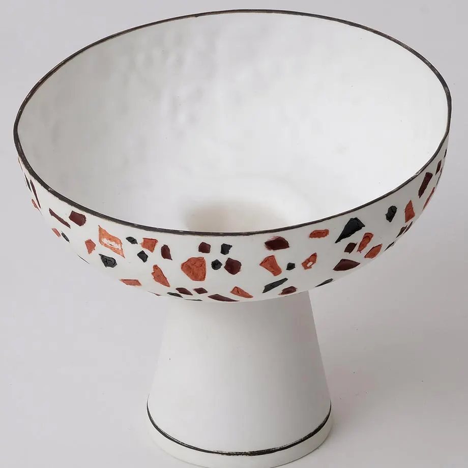 Mosaic Footed Bowl, image 3