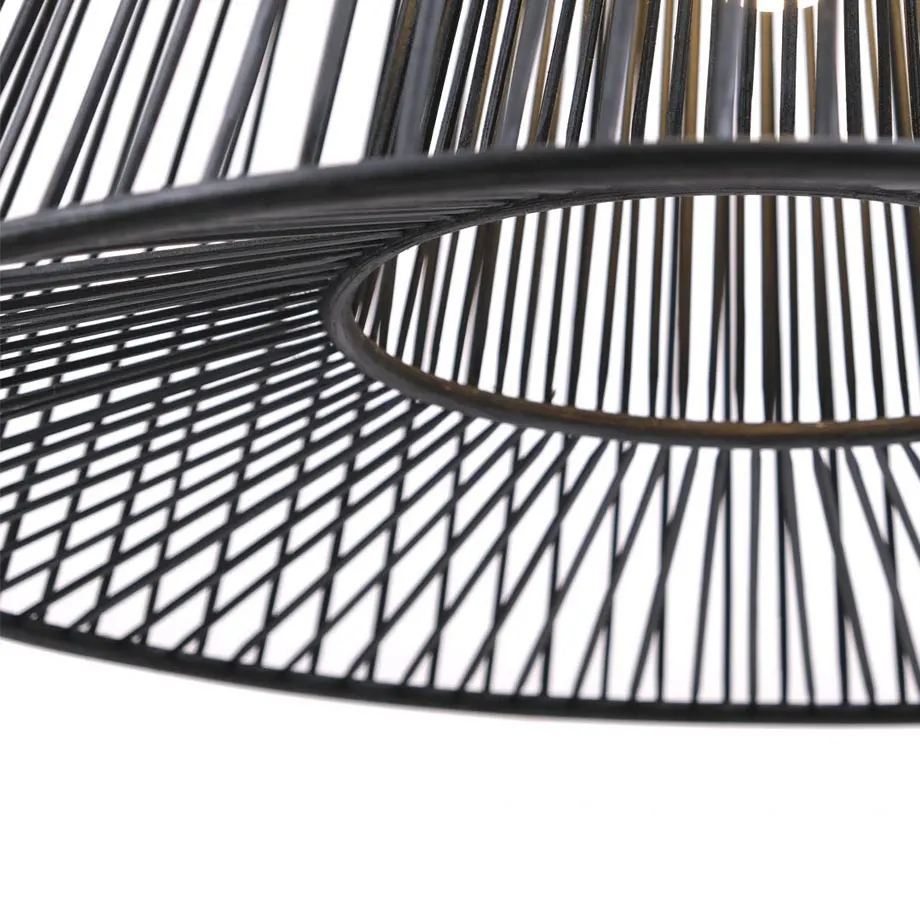 NCA90102-W BAMBOO DOME PENDANT, image 4