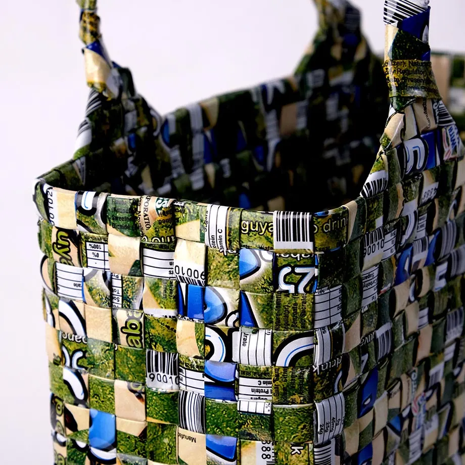 Tall Woven Square Tote (WV10-06-49), image 3