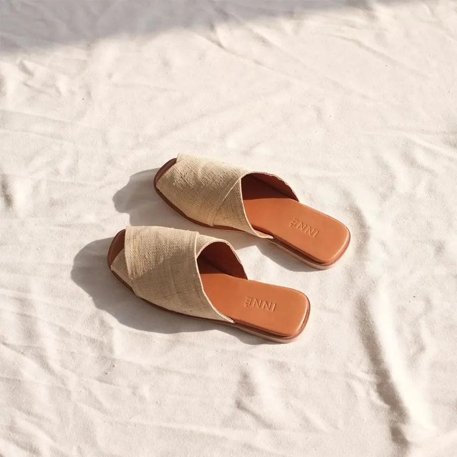 KARA Wide Cross-Strap Slide, image 2