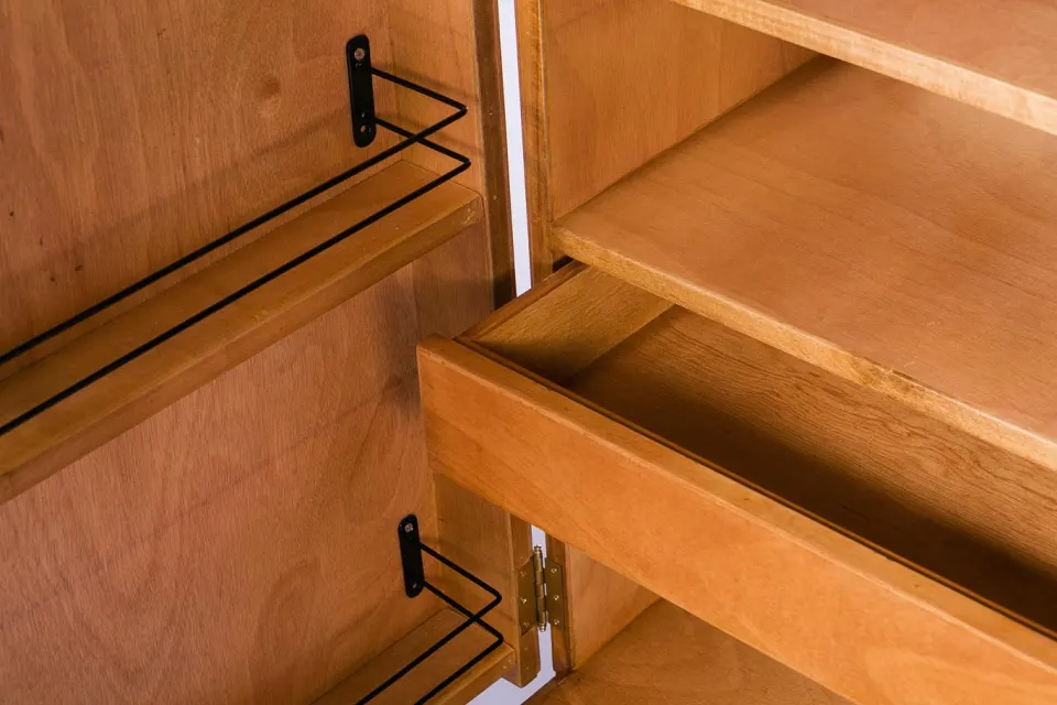 Slatted Bar Cabinet, image 2