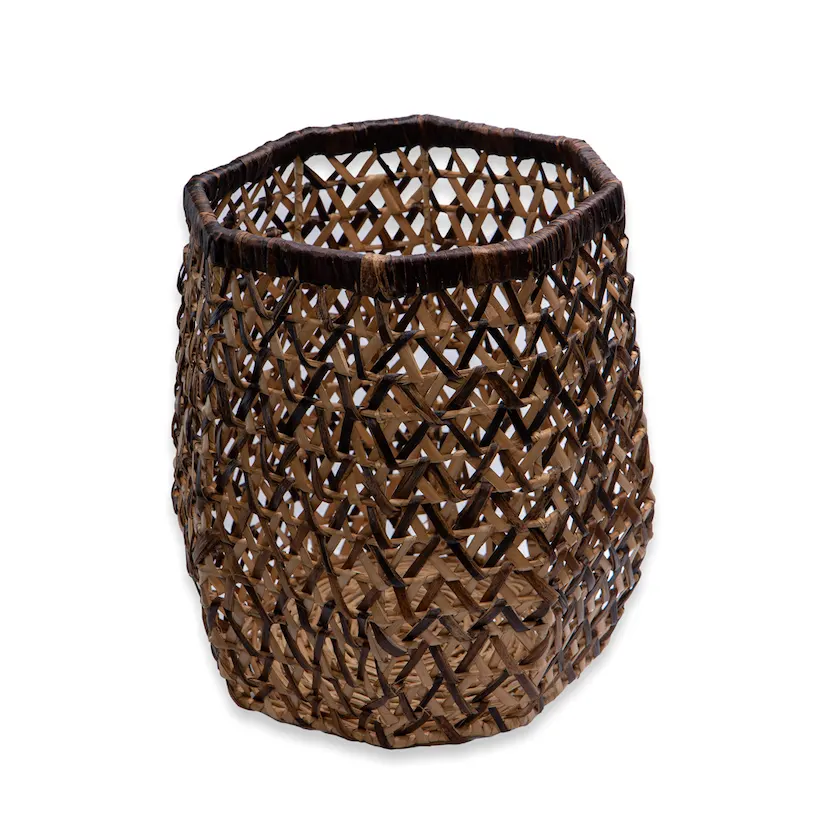 Woven Basket w/ Bac Bac accent, image 3