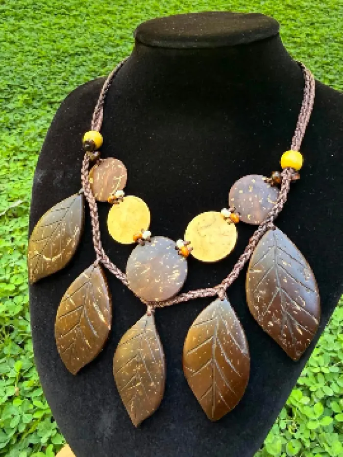 Bloom Collection: Tropical Necklace & Earrings Set, image 1
