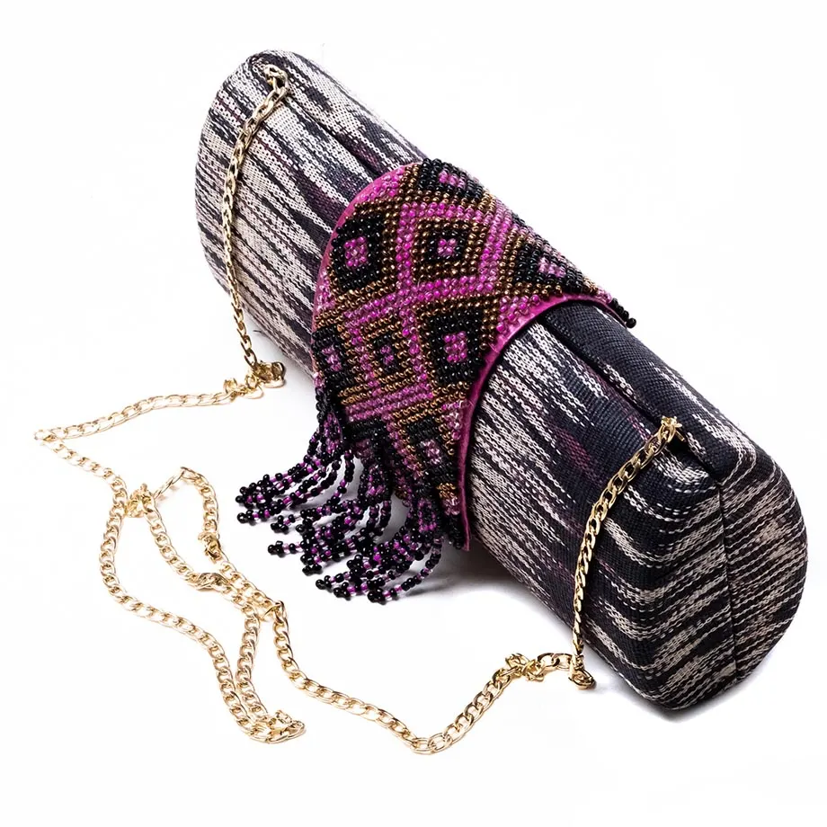Raissa Tassel Clutch, image 1
