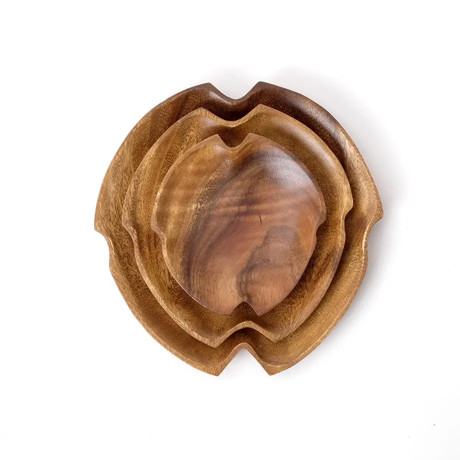 Acacia Dented Irregular Tray (MF-007), image 4