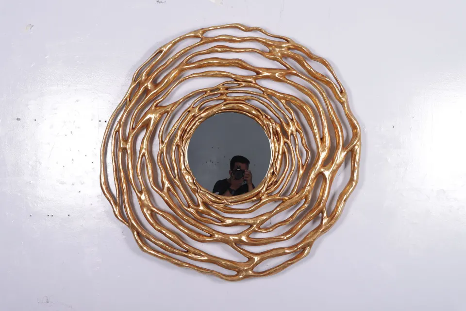 Twiggy Mirror gold / silver leaf, image 4