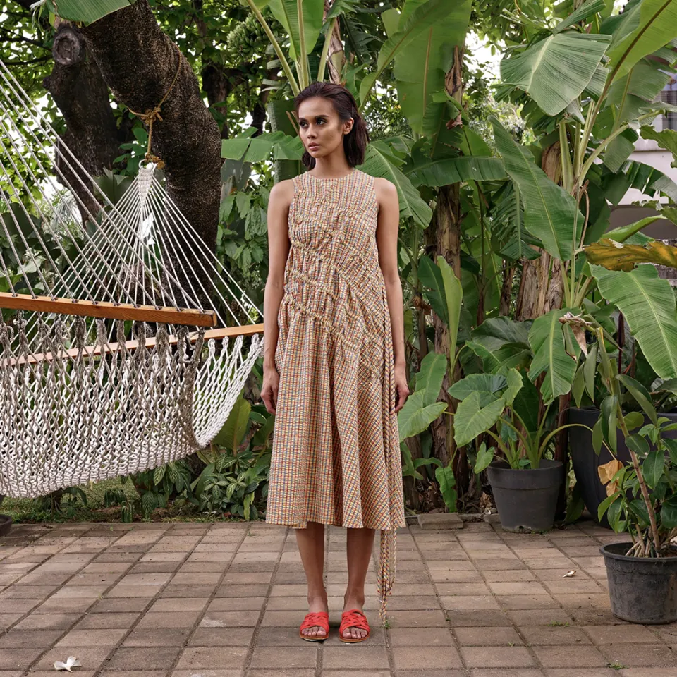 Darla Drawstring Dress, image 1