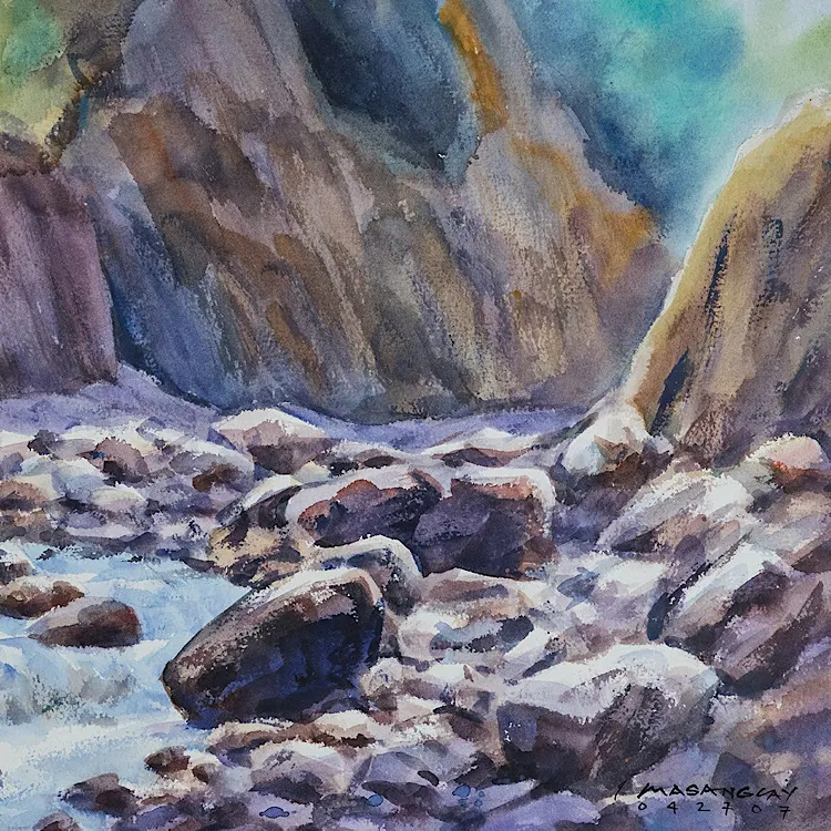 Untitled Waterscape by Nik Masangkay, image 1