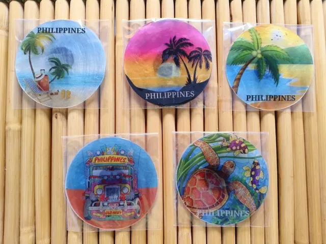 Capiz Shell Fridge Magnets