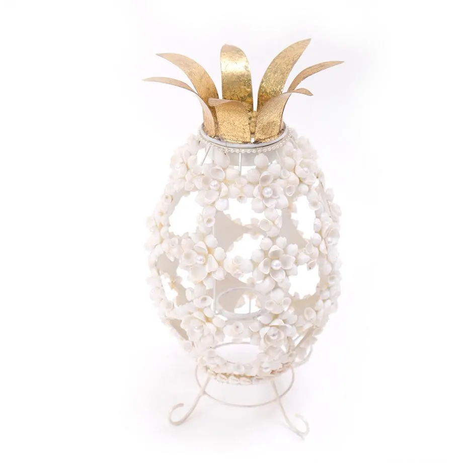  Shell pineapple tea light holder, image 3
