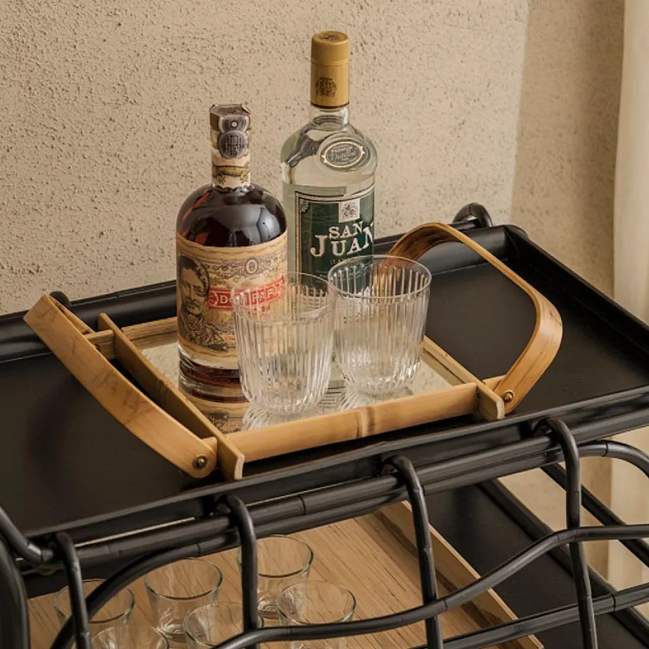 Bamboo Mirror Tray, image 1