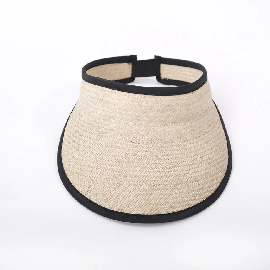 Fine Raffia Visor Hat (HT17-1047), image 5