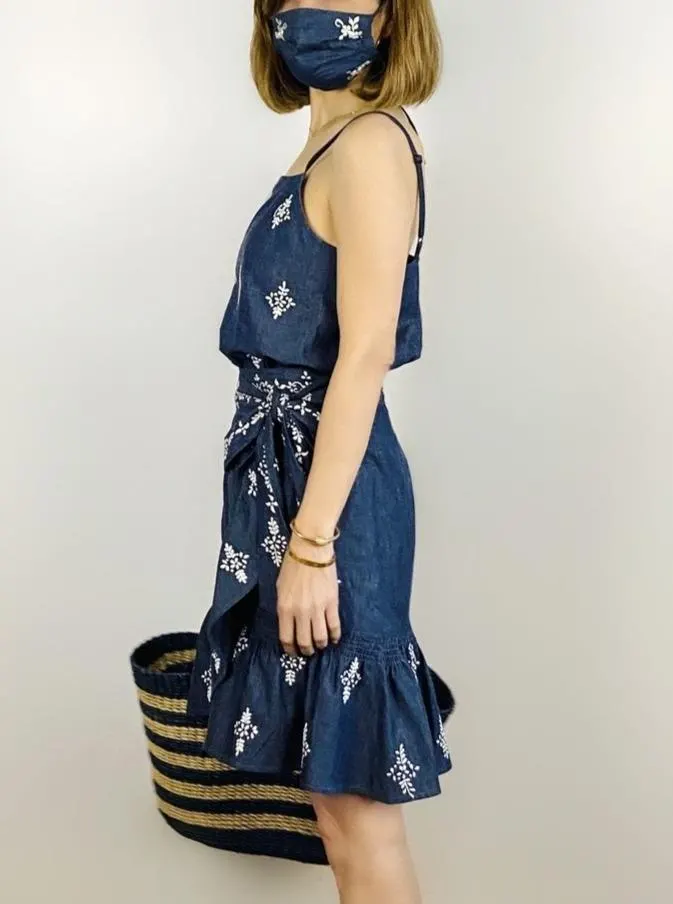 LUCY SKIRT, Chamb White, image 2