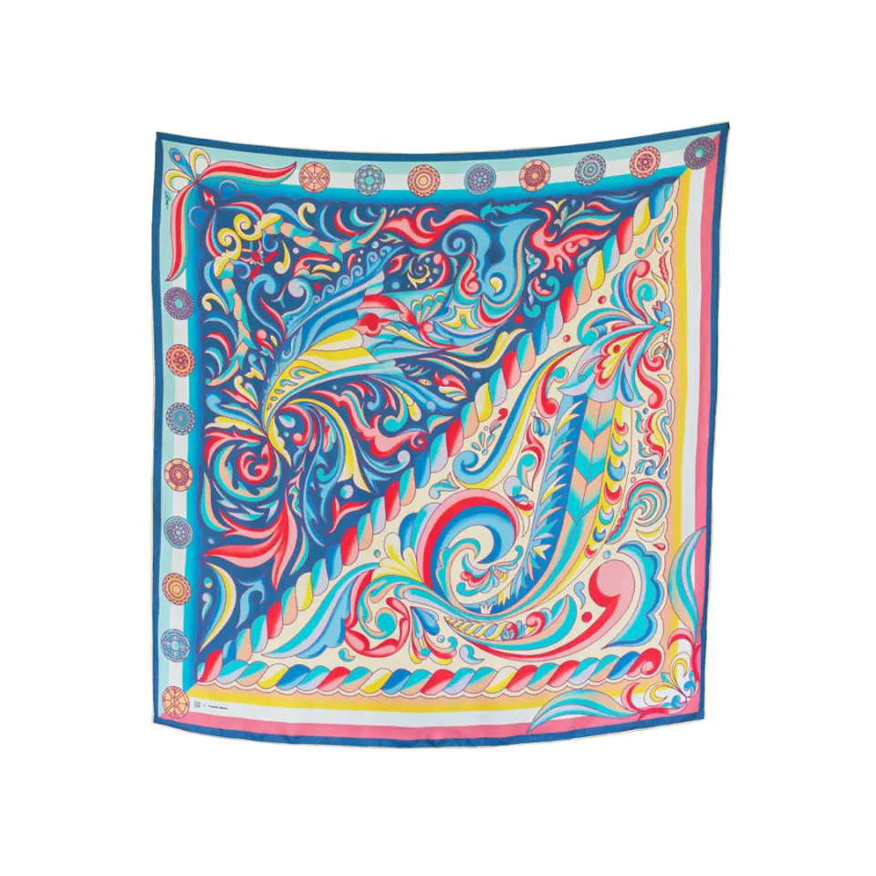 JIM Weaver Designs x Francis Libiran: Past and Present Scarf and Mask Set, image 1