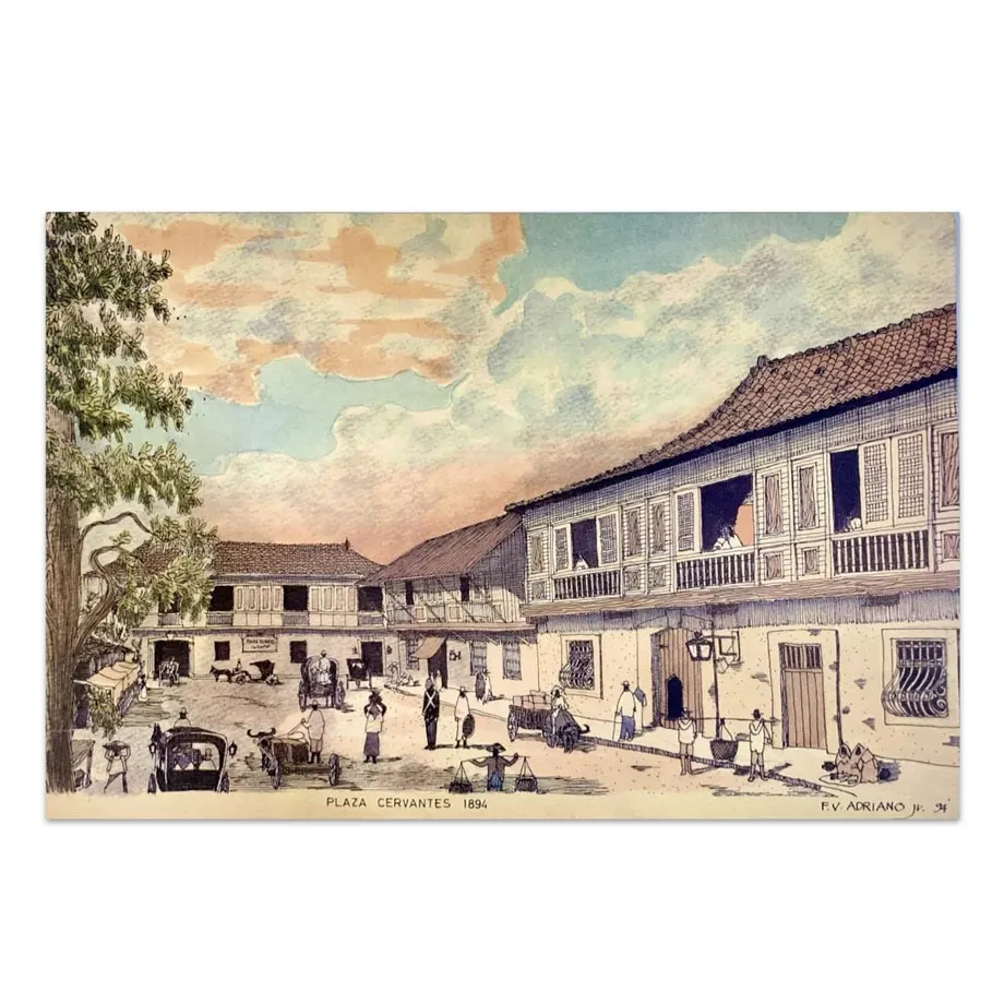 Set of 6 Good Old Days Art Placemats by FV Adriano, image 3