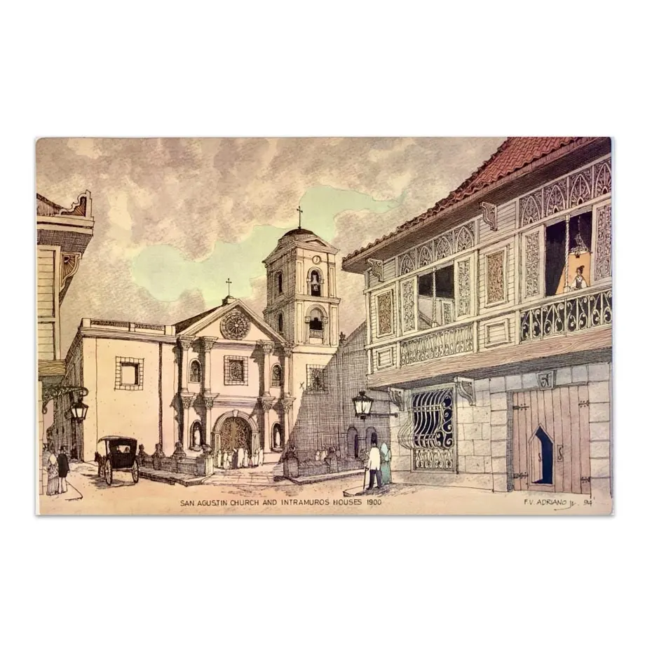 Set of 6 Good Old Days Art Placemats by FV Adriano, image 5