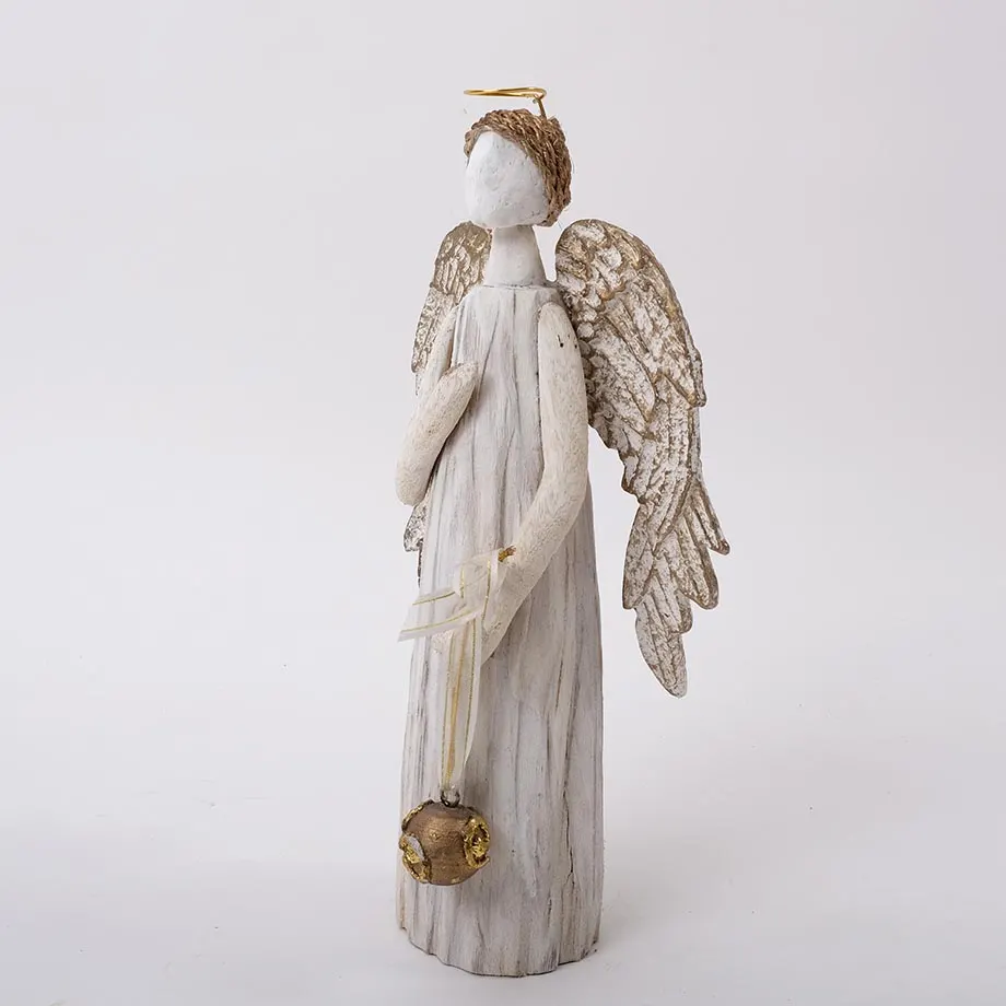 Wooden Standing Angel, image 3