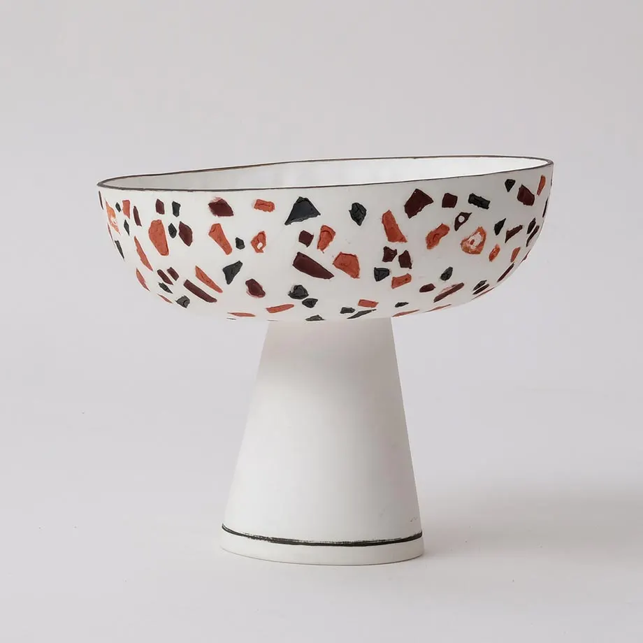 Mosaic Footed Bowl, image 2