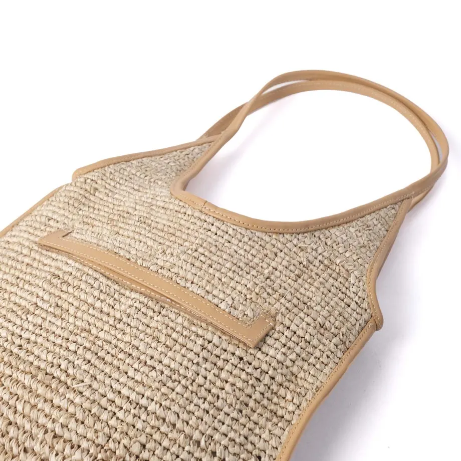 Crochet Raffia with Leather Piping, image 4