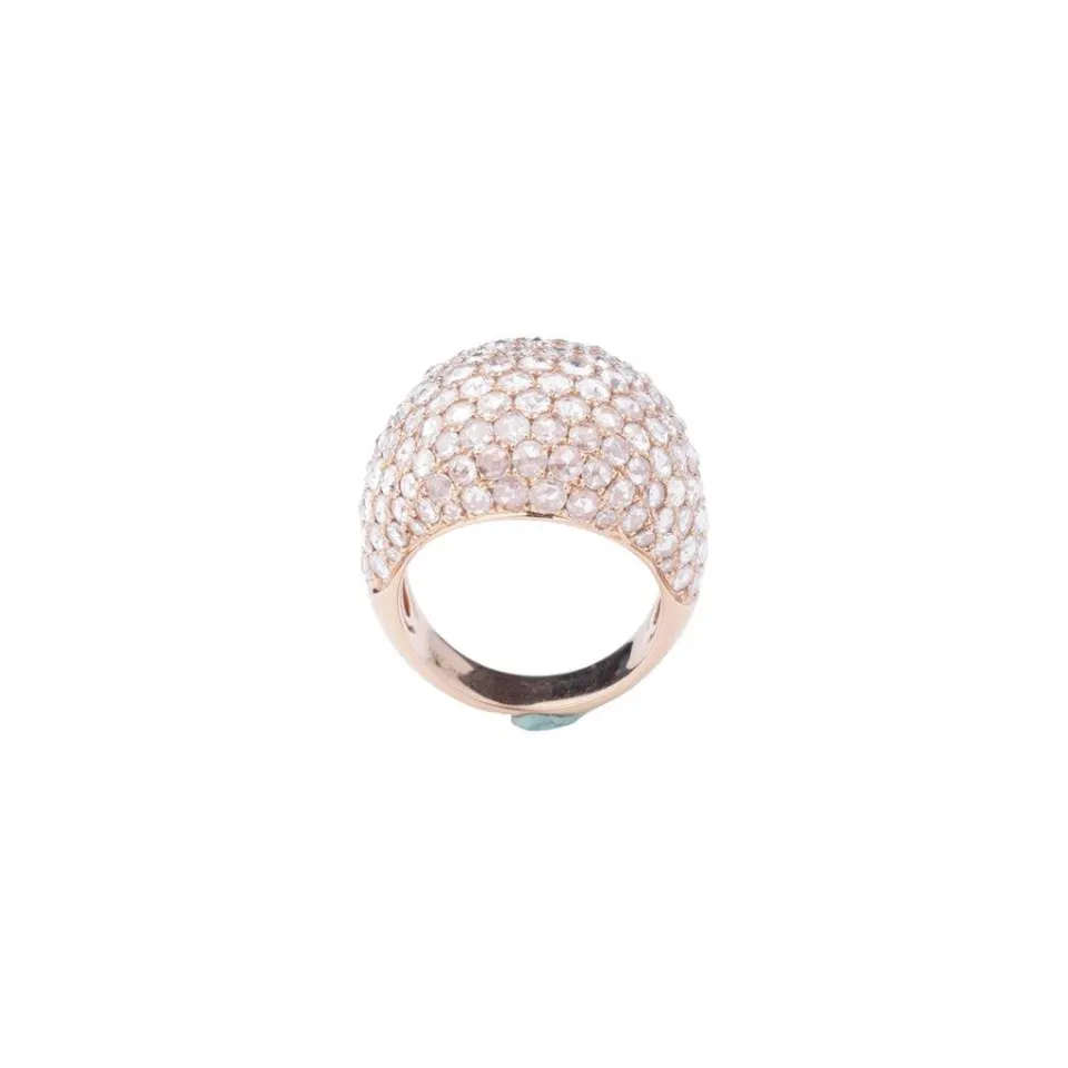 Rose Cut Diamond Bubble Ring , image 3