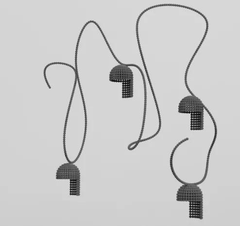 THE BEADS LAMP - CHANDELIER, image 2