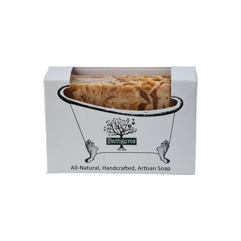 Oatmeal Milk Honey Soap Bar, image 3