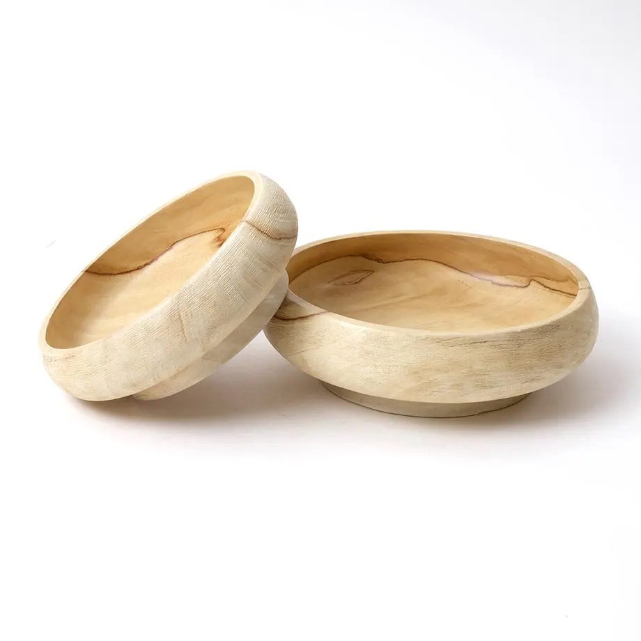 AMB20-127, 128 Round footed blonde bowl, image 3