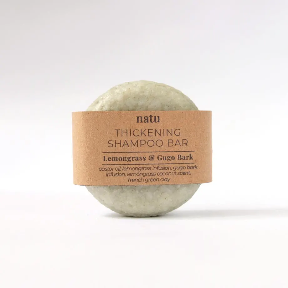 Lemongrass Thickening Shampoo Bar, image 1