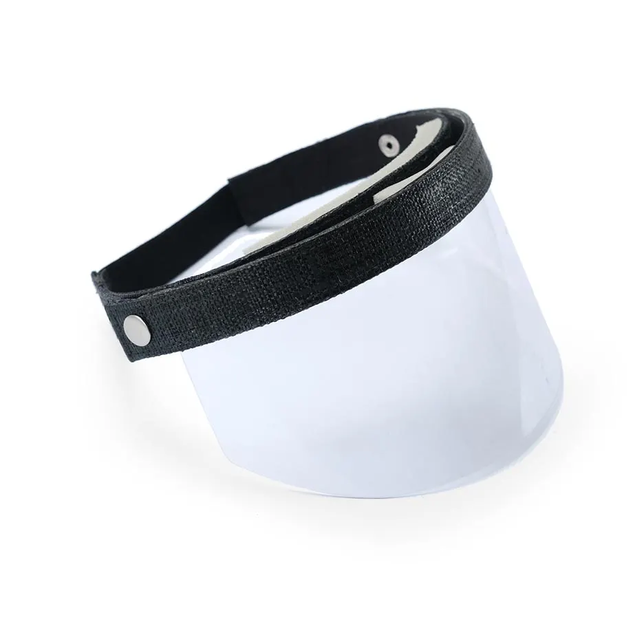GOGGLES IN RAFFIA + FACE SHIELD (BLACK), image 1