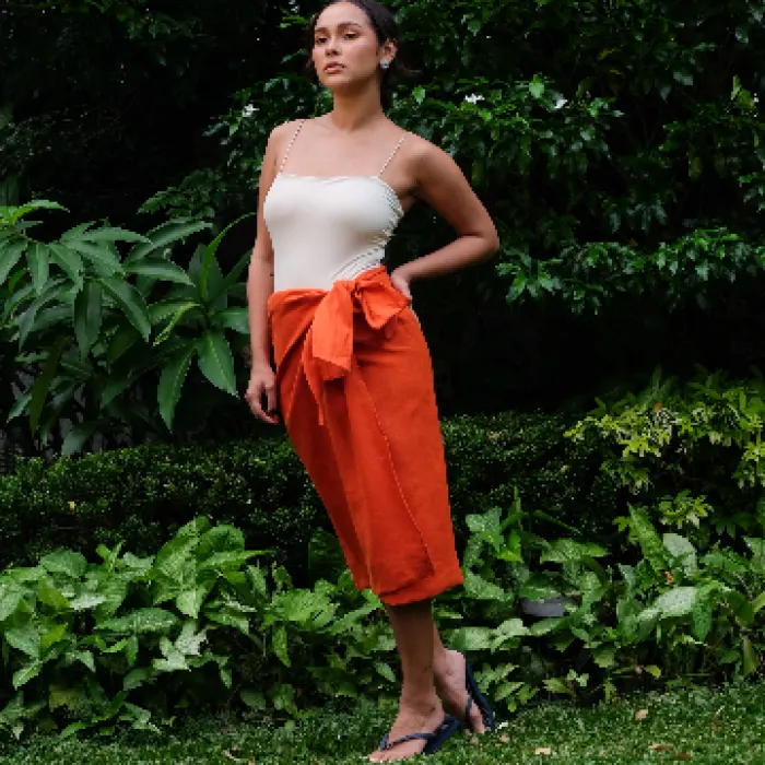 Padayon Marbella Wrap Skirt, image 2