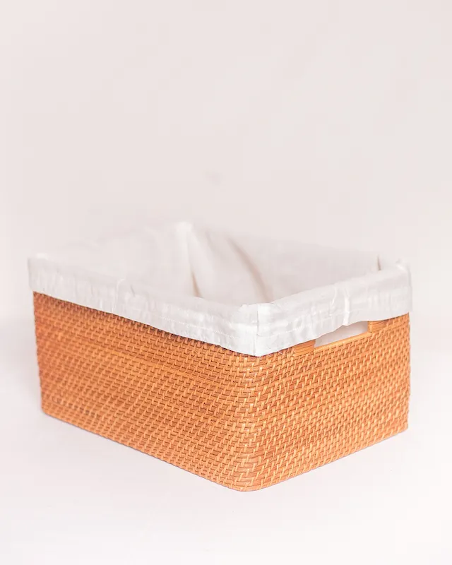 Rattan Organizer with Lining, image 2