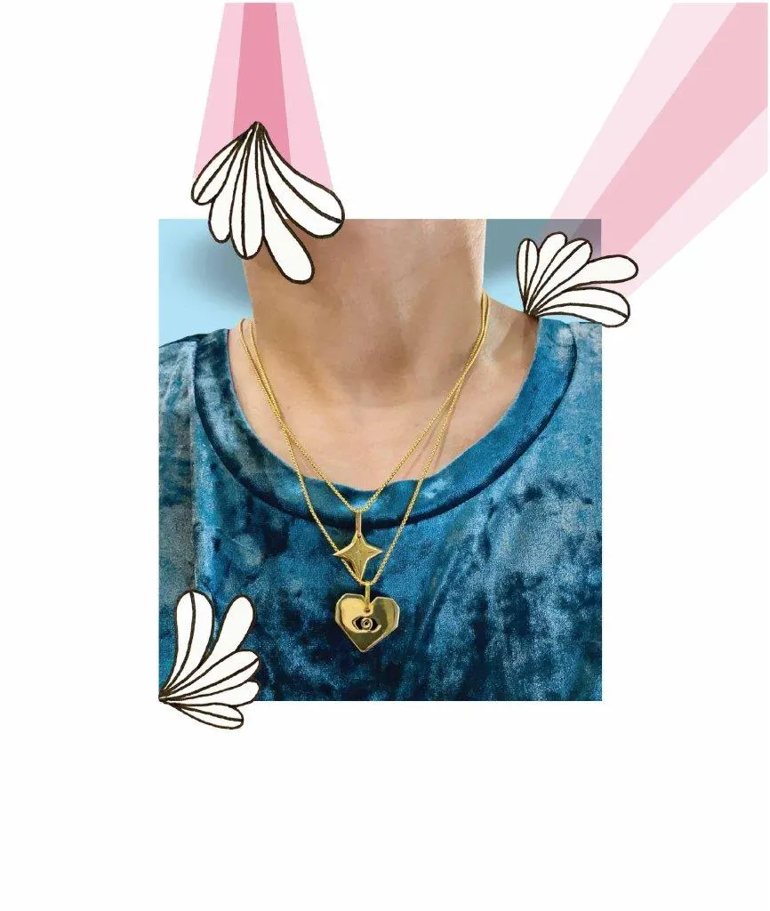 Stellar and Sagrado Corazon Necklaces