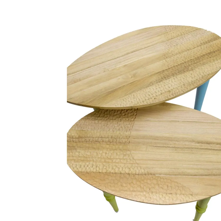 Periwinkle Nesting Table, image 3
