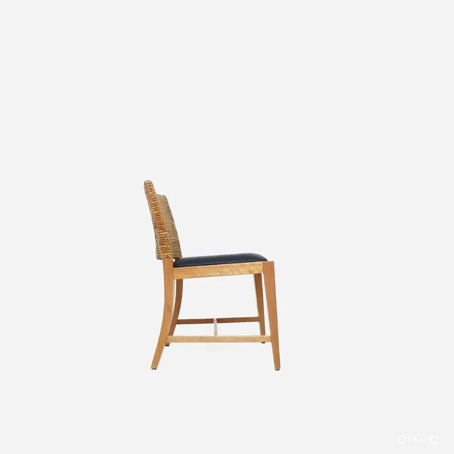 Rattan Dining Chair (wide), image 2