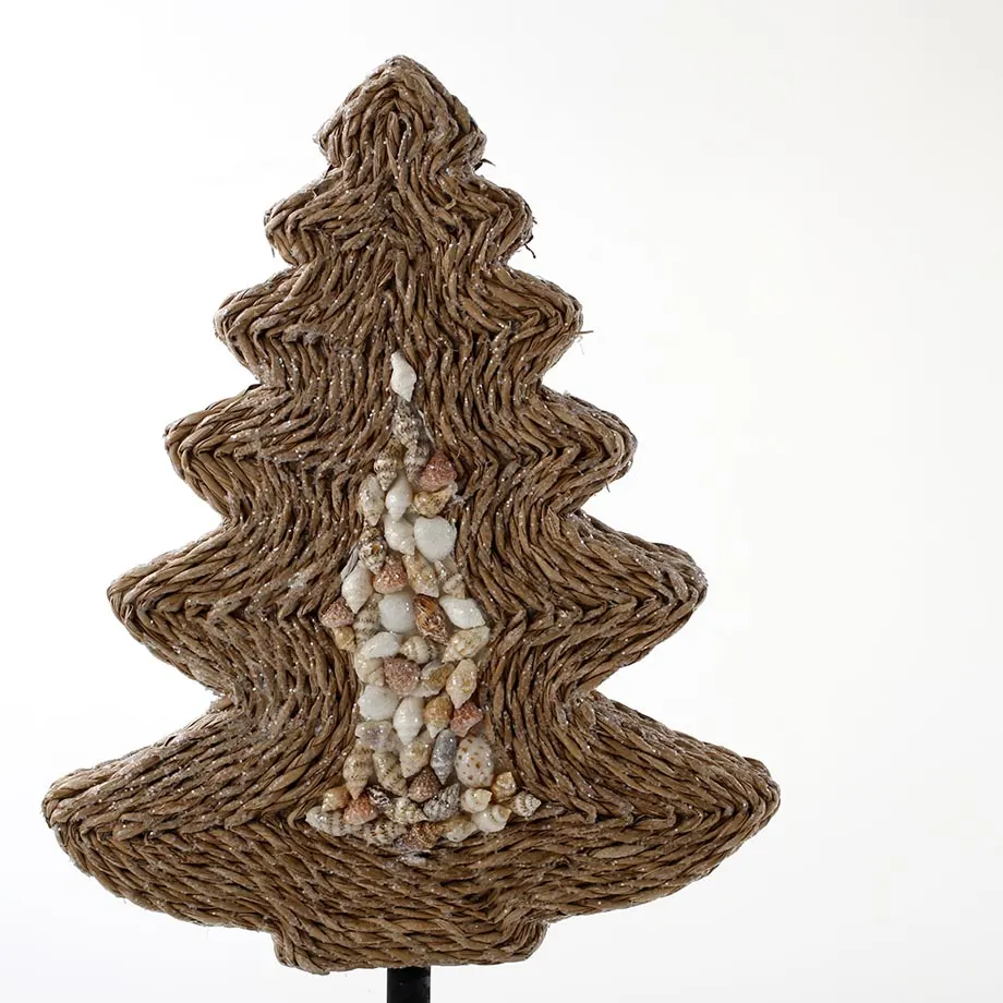 13”H Shape Rope tree with shell, image 4
