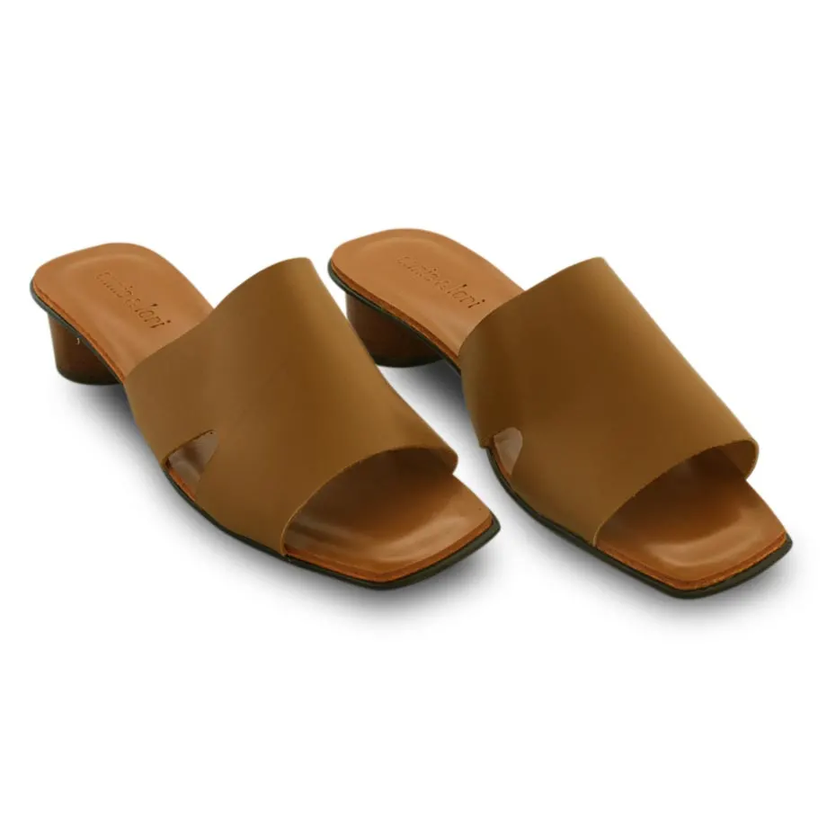 Nicola the Modern Bakya in Golden Tan, image 2