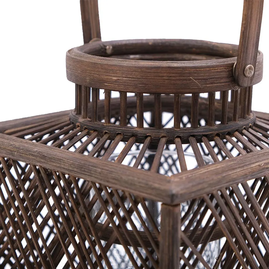 NCA90079 BAMBOO CANDLE HOLDER, image 5