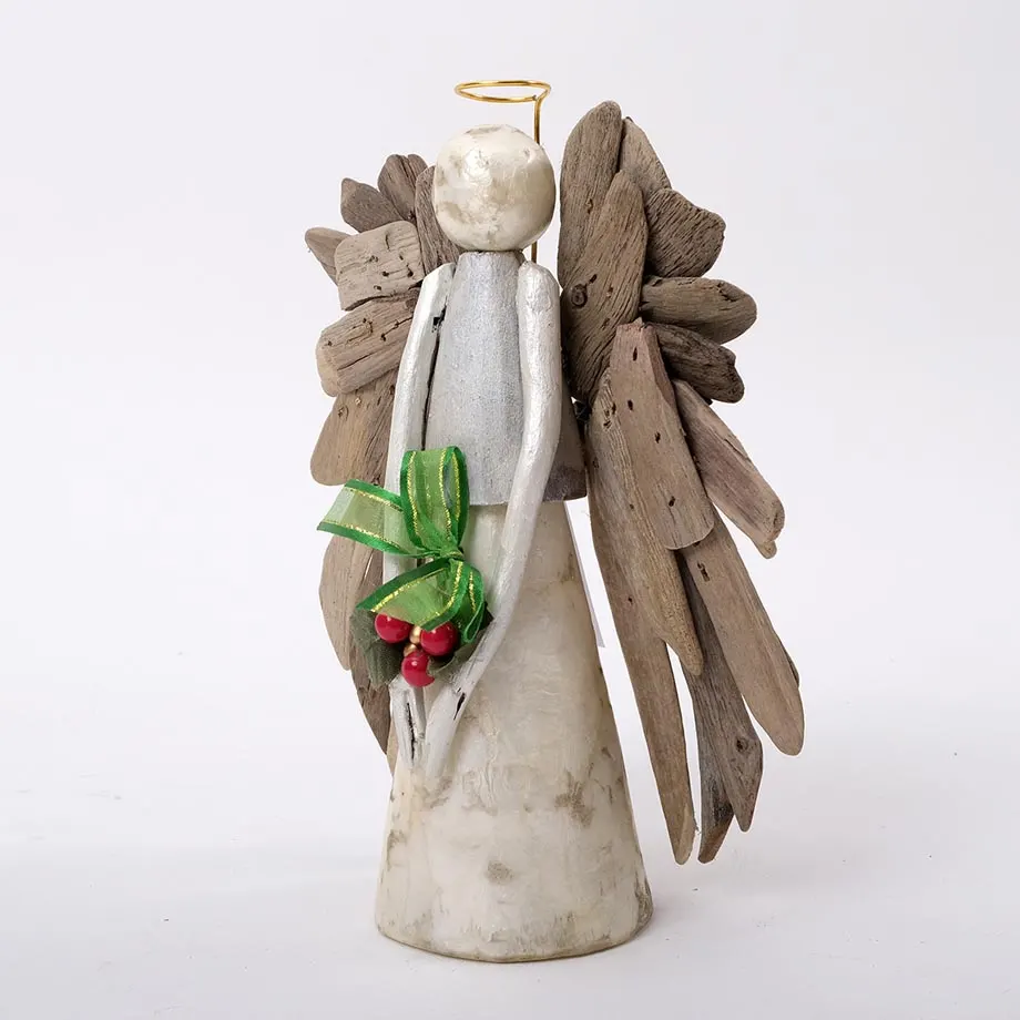 S2 Standing Angel with Driftwood Wings, image 3