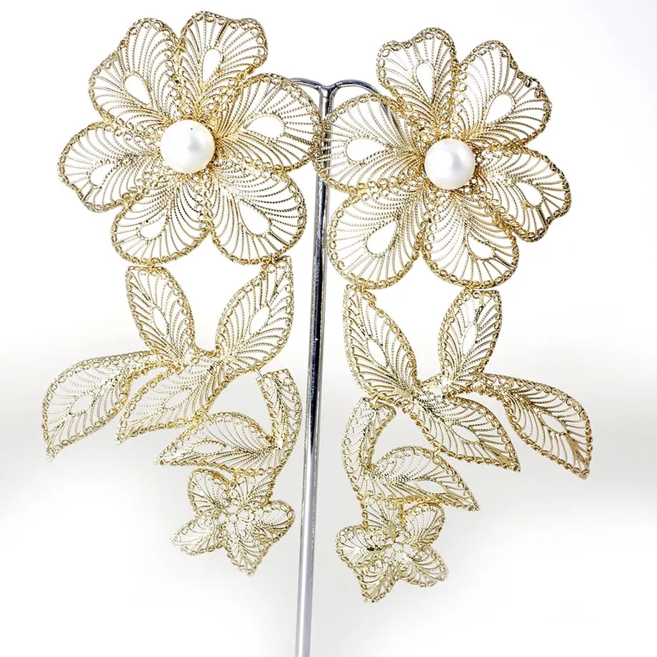 Gumamela Filigree Earring, image 2